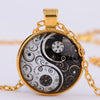 Yin And Yang Tai Chi Witchcraft Necklace Glass